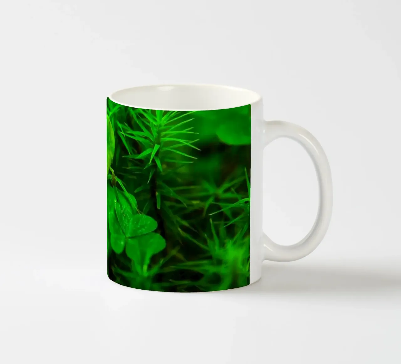 Cloverleaf in the forest tazza in ceramica da Fjöllart