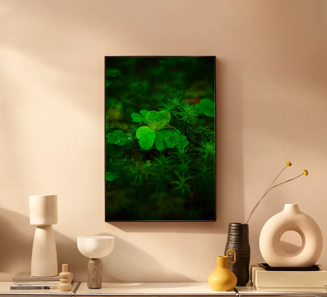 Cloverleaf in the forest plexiglass da Fjöllart