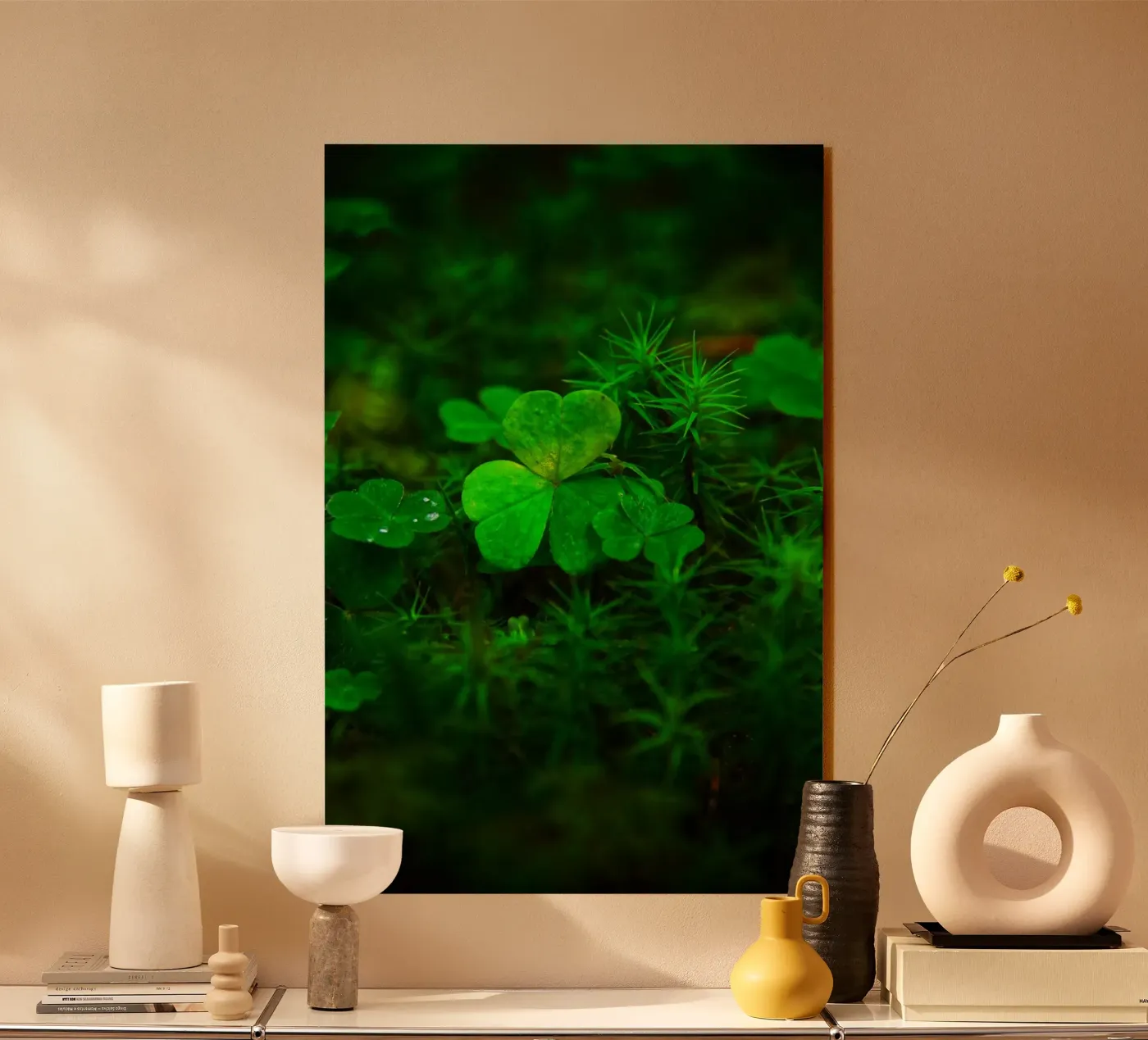 Cloverleaf in the forest plexiglass da Fjöllart