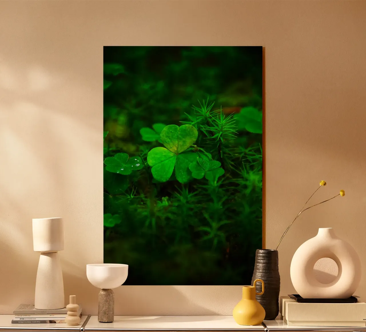 Cloverleaf in the forest plexiglass da Fjöllart