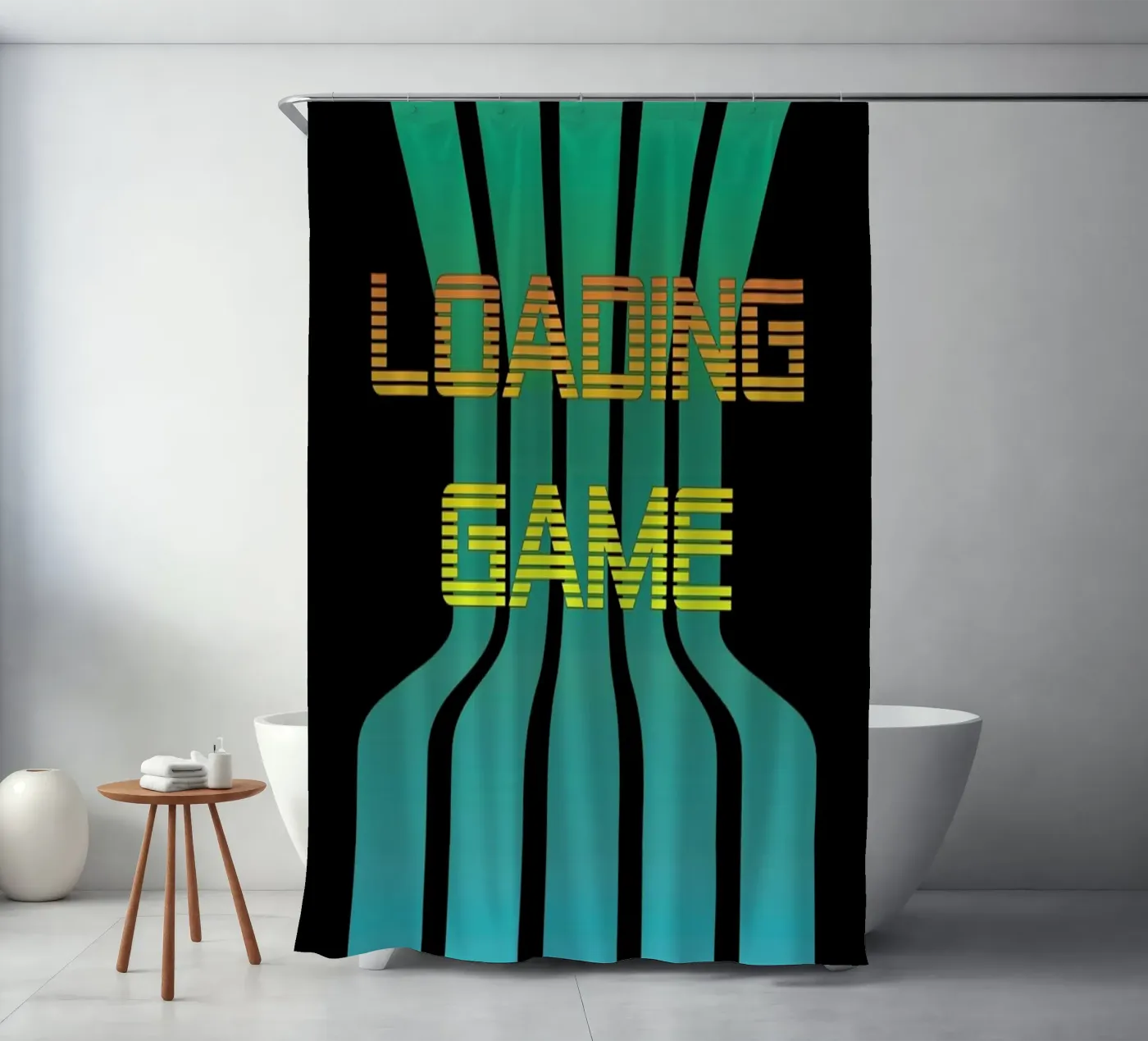 Loading game Duschvorhang von Metron