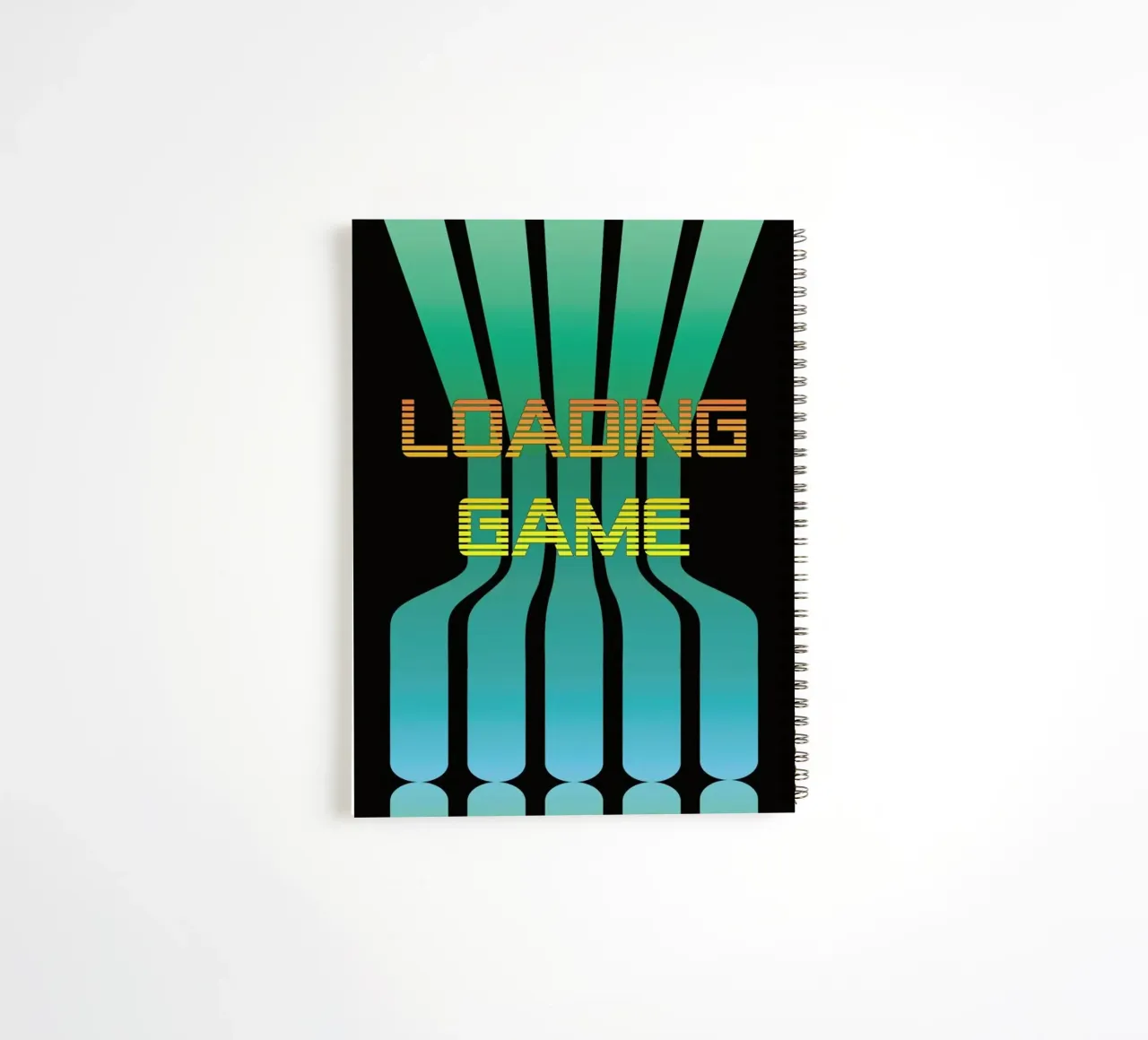 Loading game spiral notebook by Metron