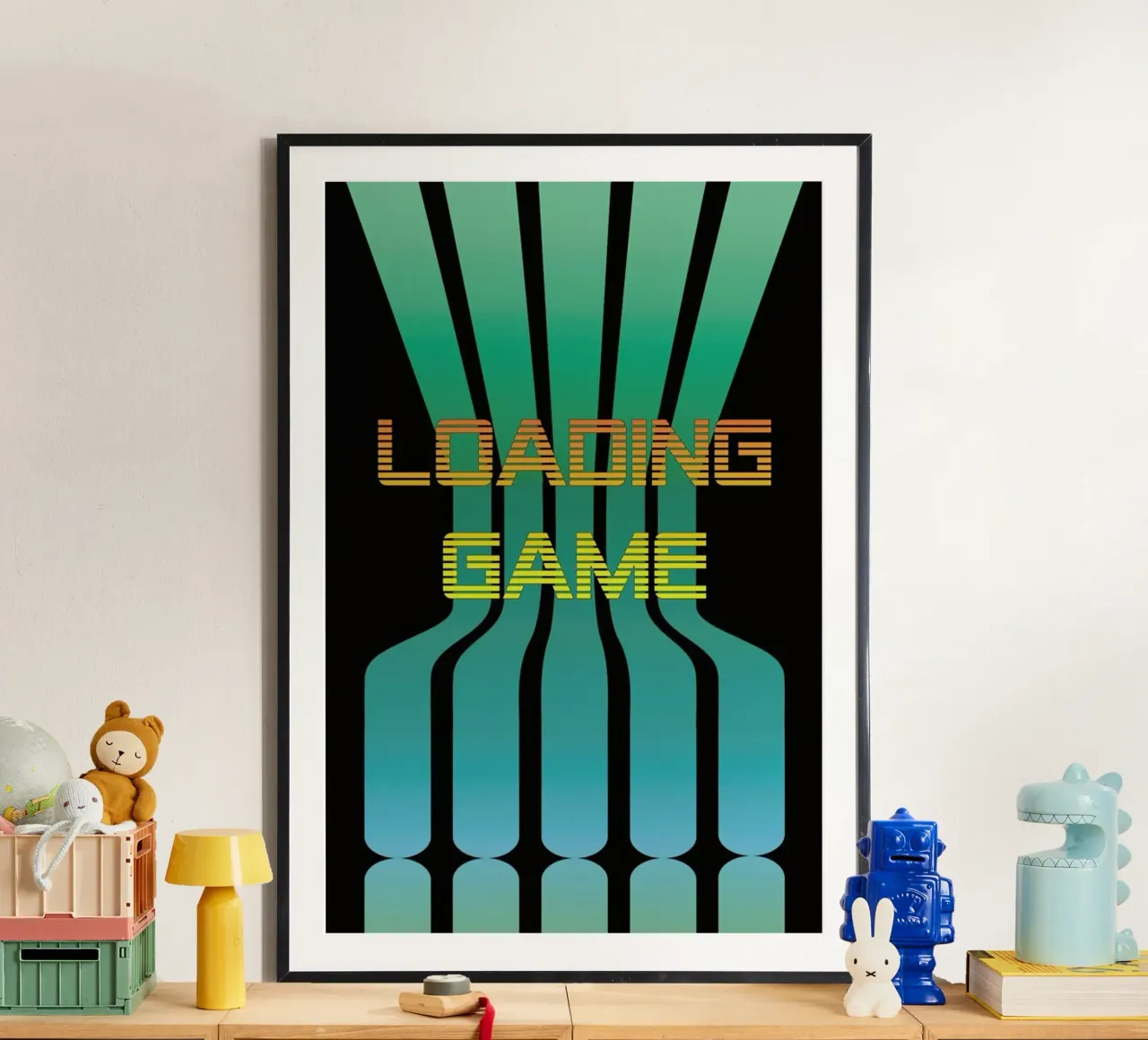 Loading game poster by Metron