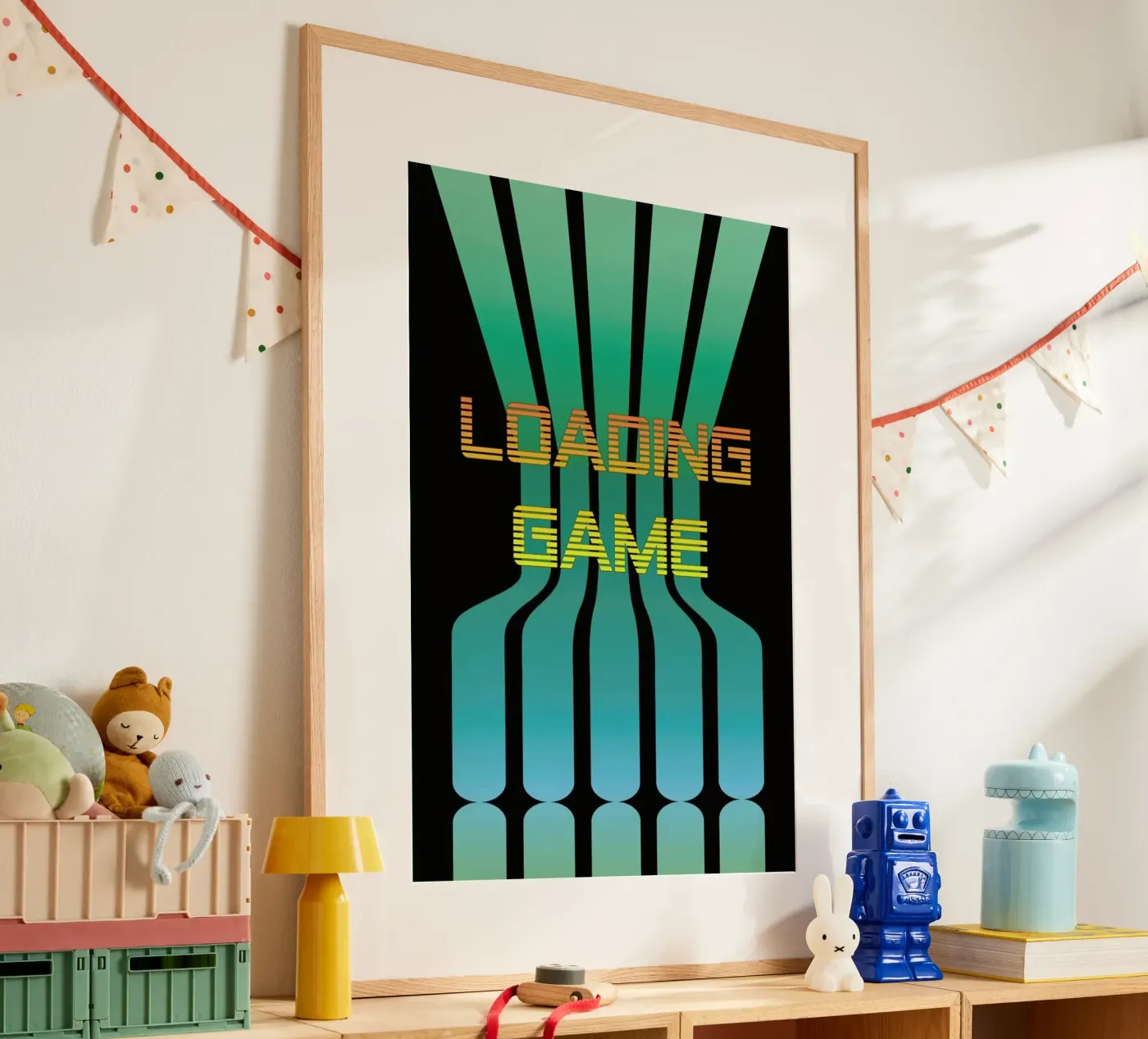 Loading game poster by Metron