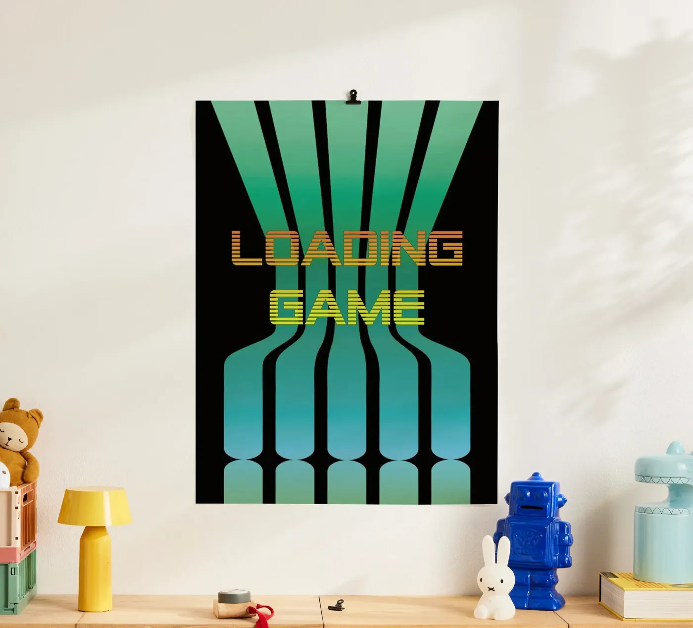 Loading game poster by Metron