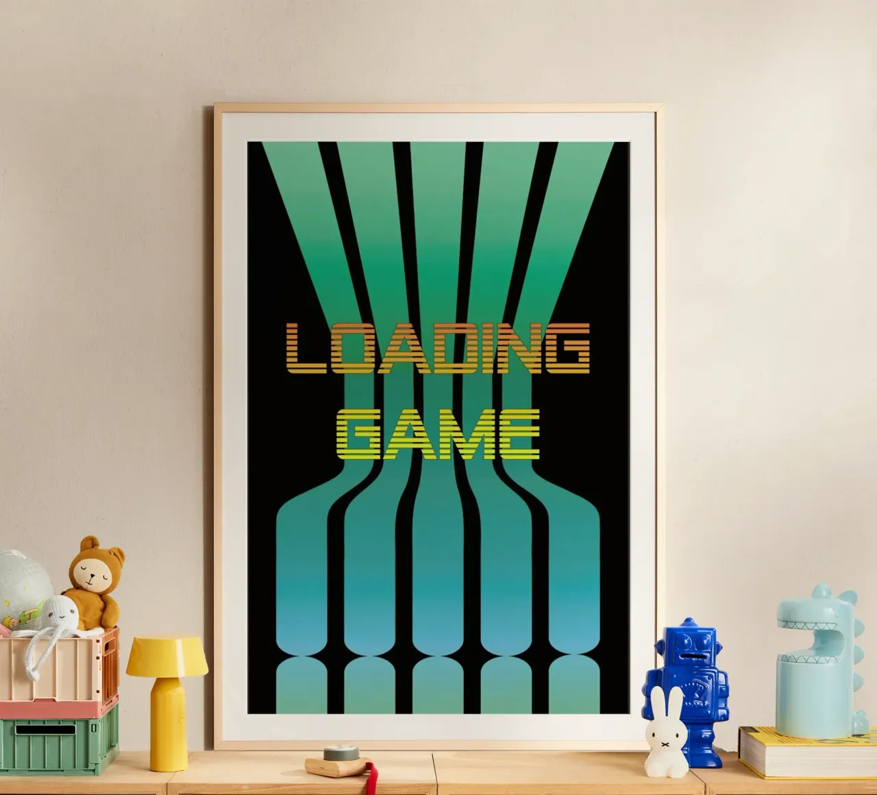Loading game poster by Metron