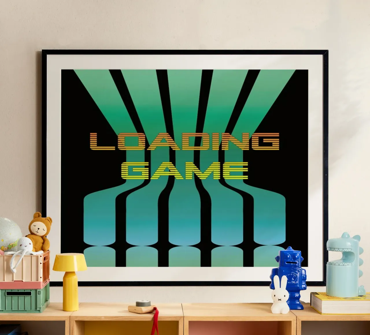 Loading game poster by Metron