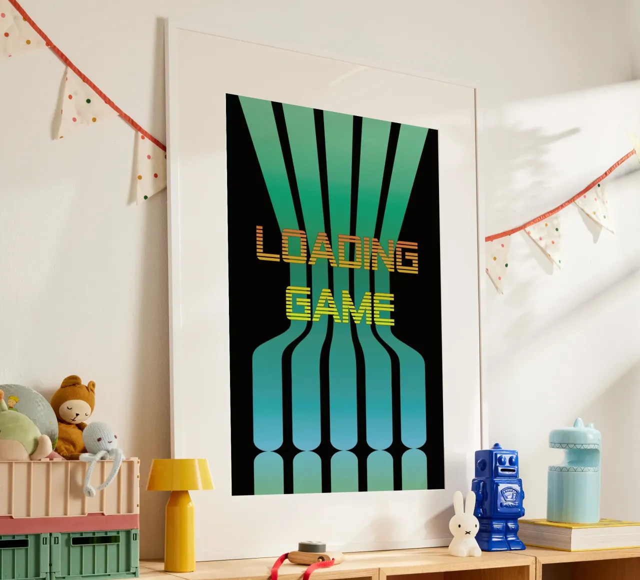 Loading game poster by Metron