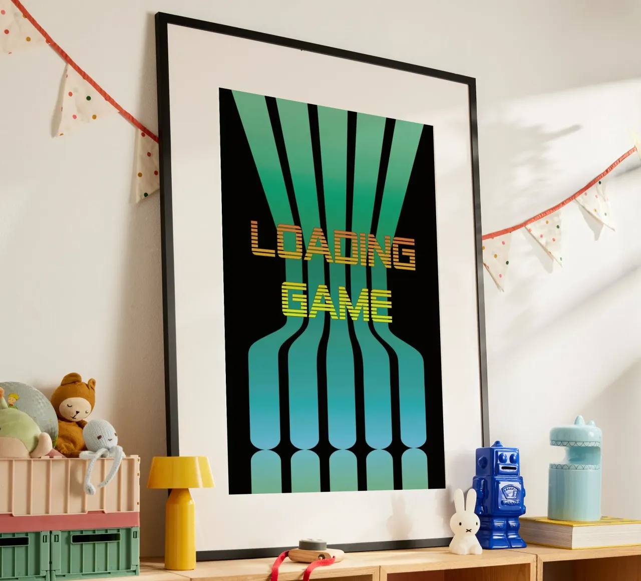 Loading game poster by Metron