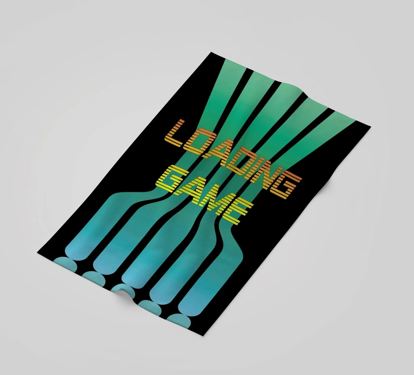 Loading game beach towel by Metron