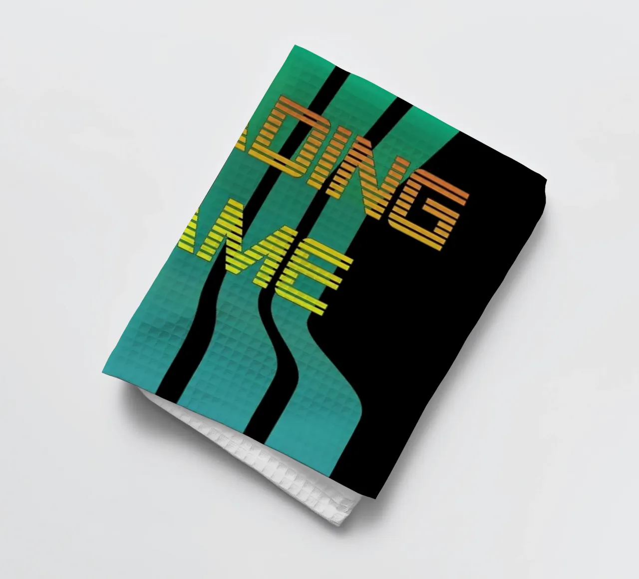 Loading game tea towel by Metron