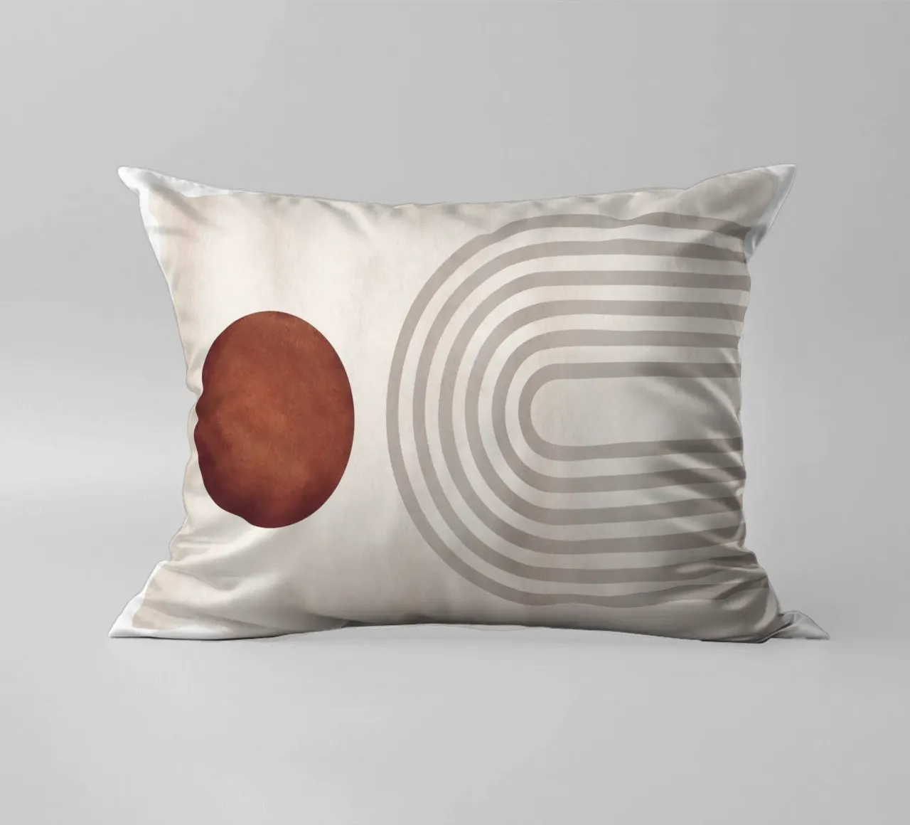 Sole e archi astratti | Design moderno boho cuscino da Whole©