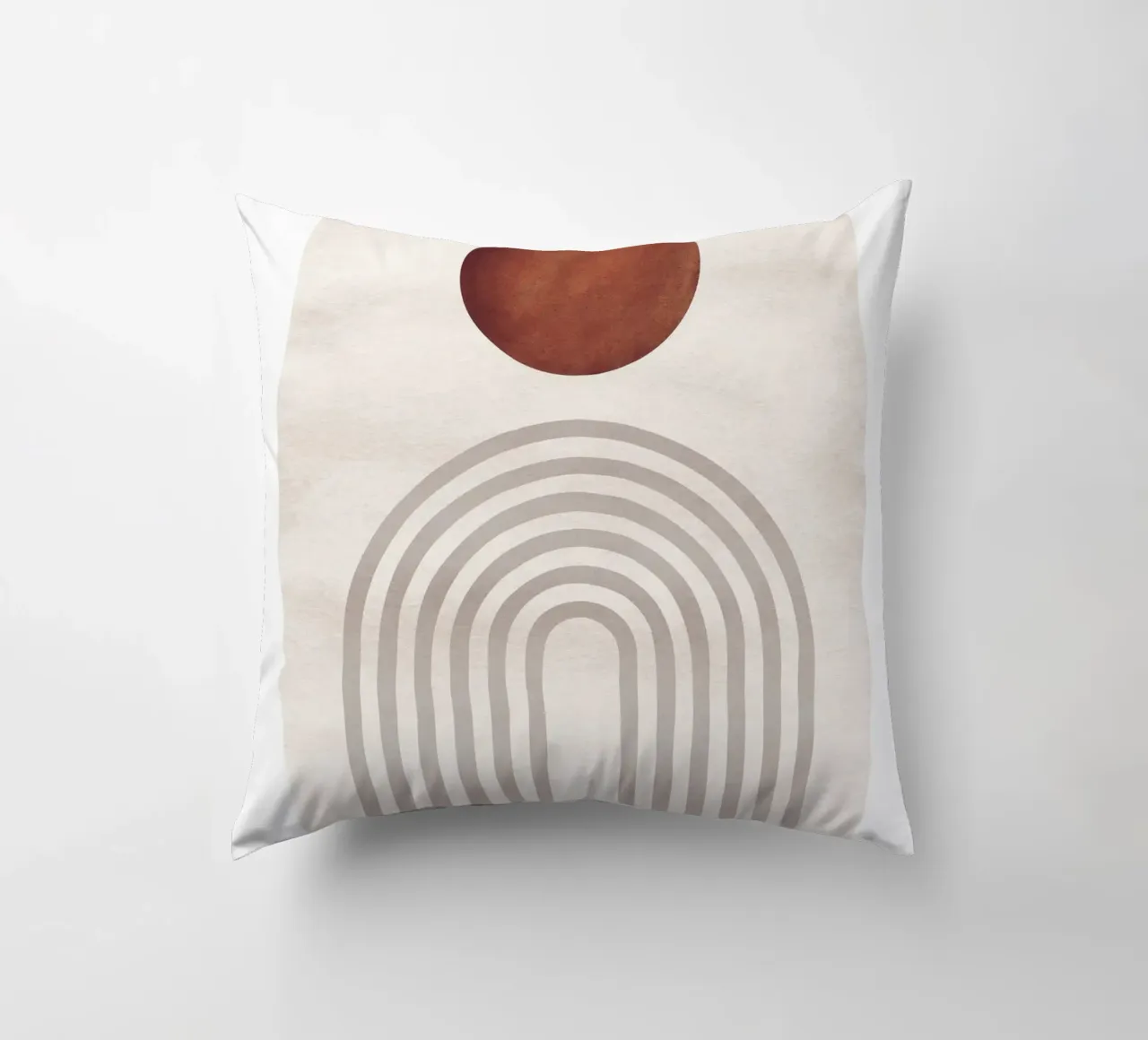 Sole e archi astratti | Design moderno boho cuscino da Whole©