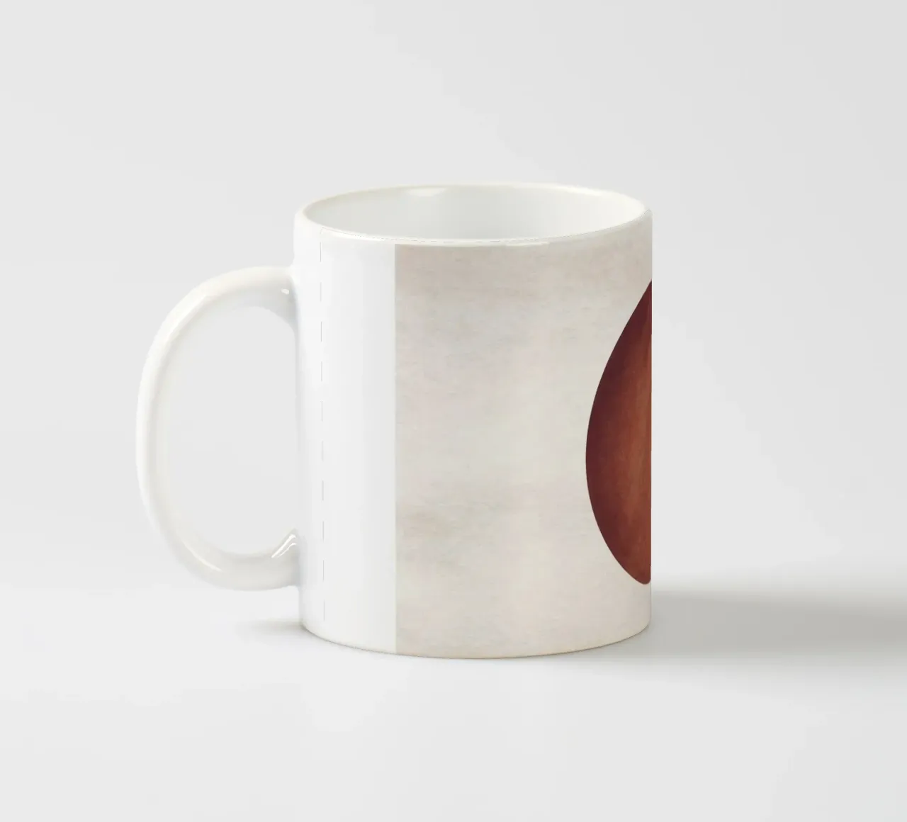 Sole e archi astratti | Design moderno boho tazza in ceramica da Whole©
