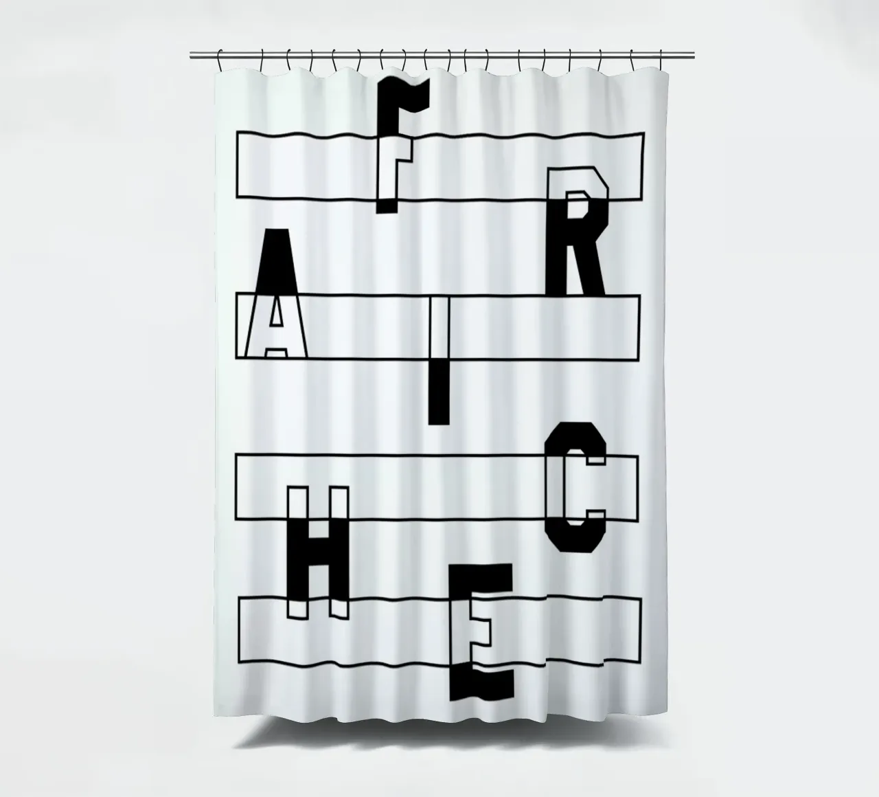 MéliMélo Stripe I shower curtain by FRAICHE