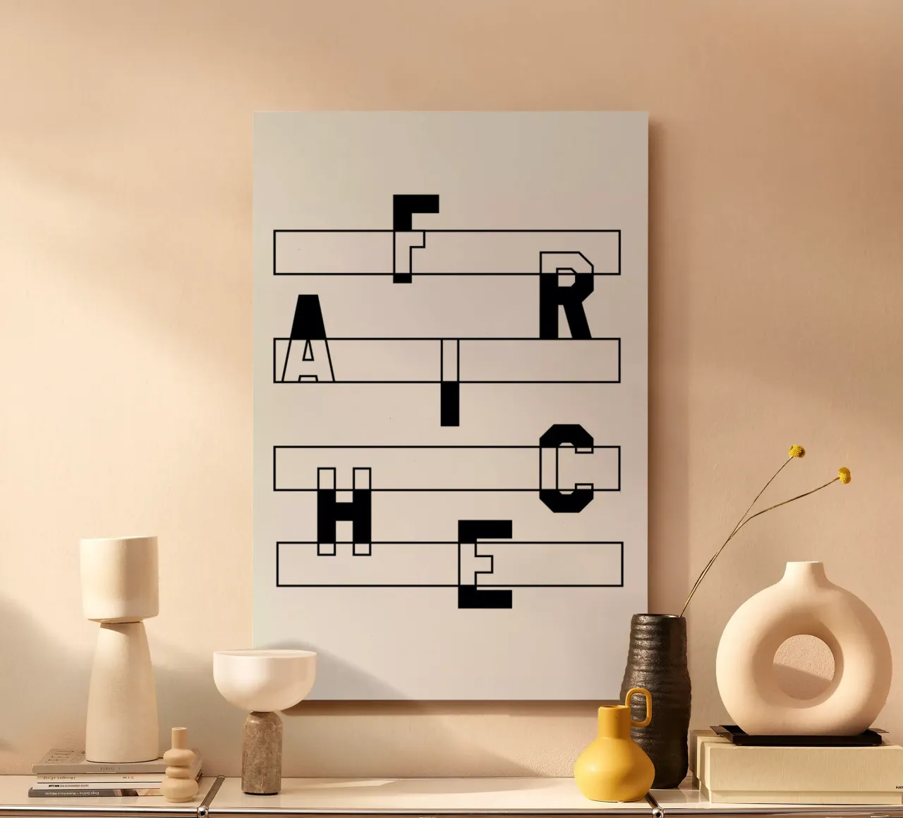 MéliMélo Stripe I Alu-Dibond von FRAICHE