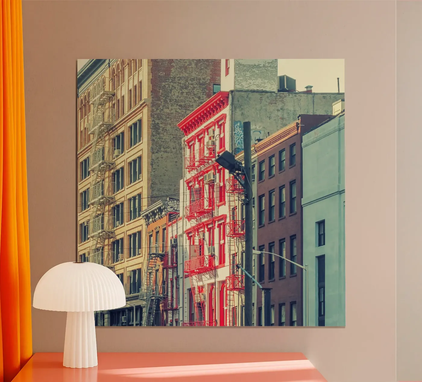 L'edificio rosso, poster da JaySan Studio