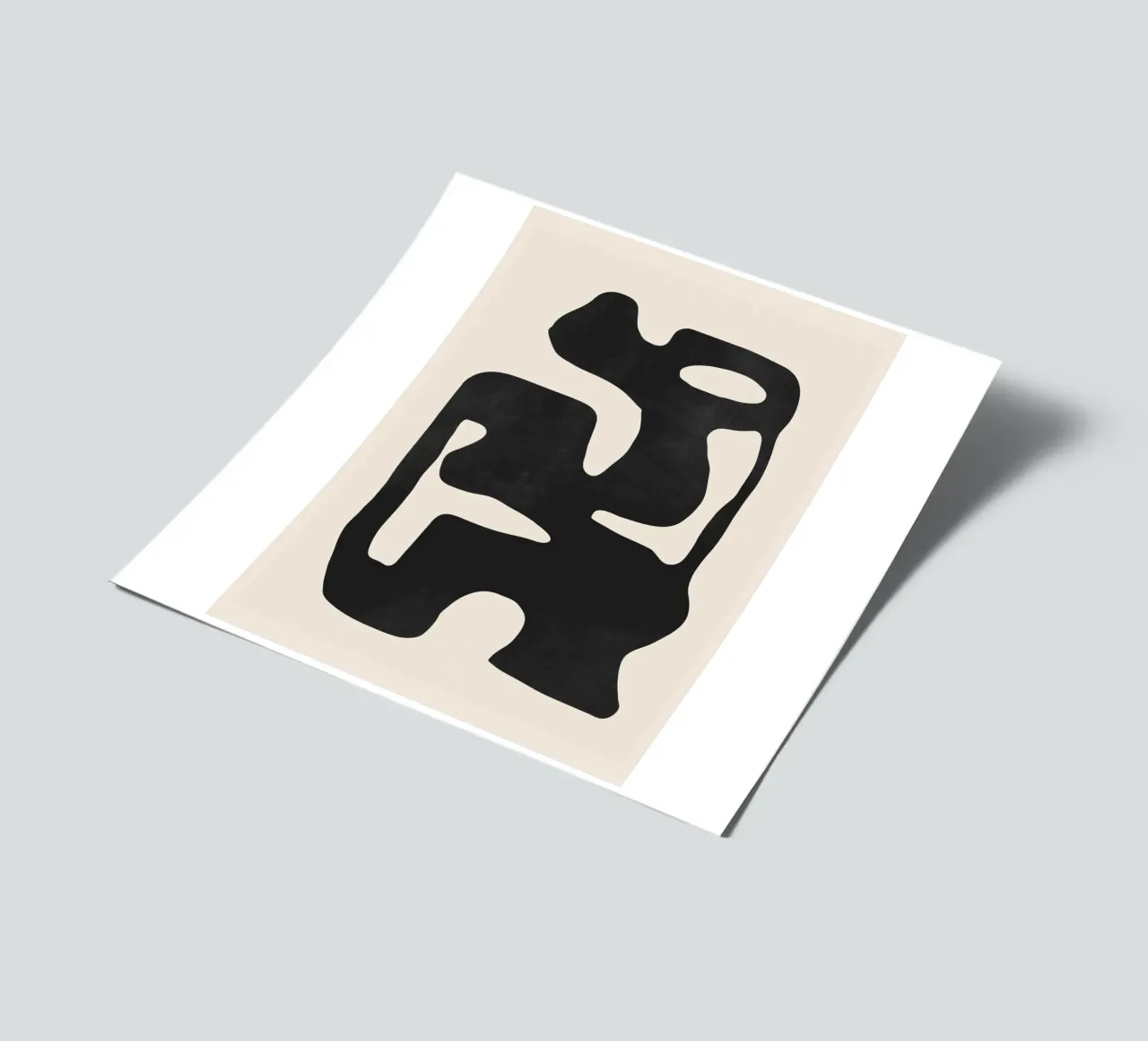 Modern Abstract Shapes 42 sticker sheet by ThingDesign