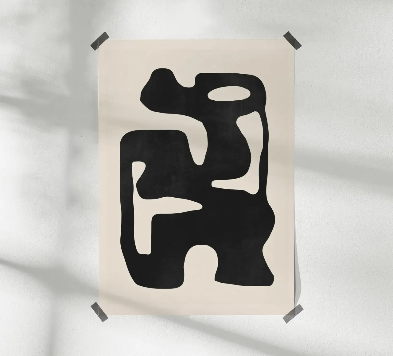 Modern Abstract Shapes 42 poster by ThingDesign