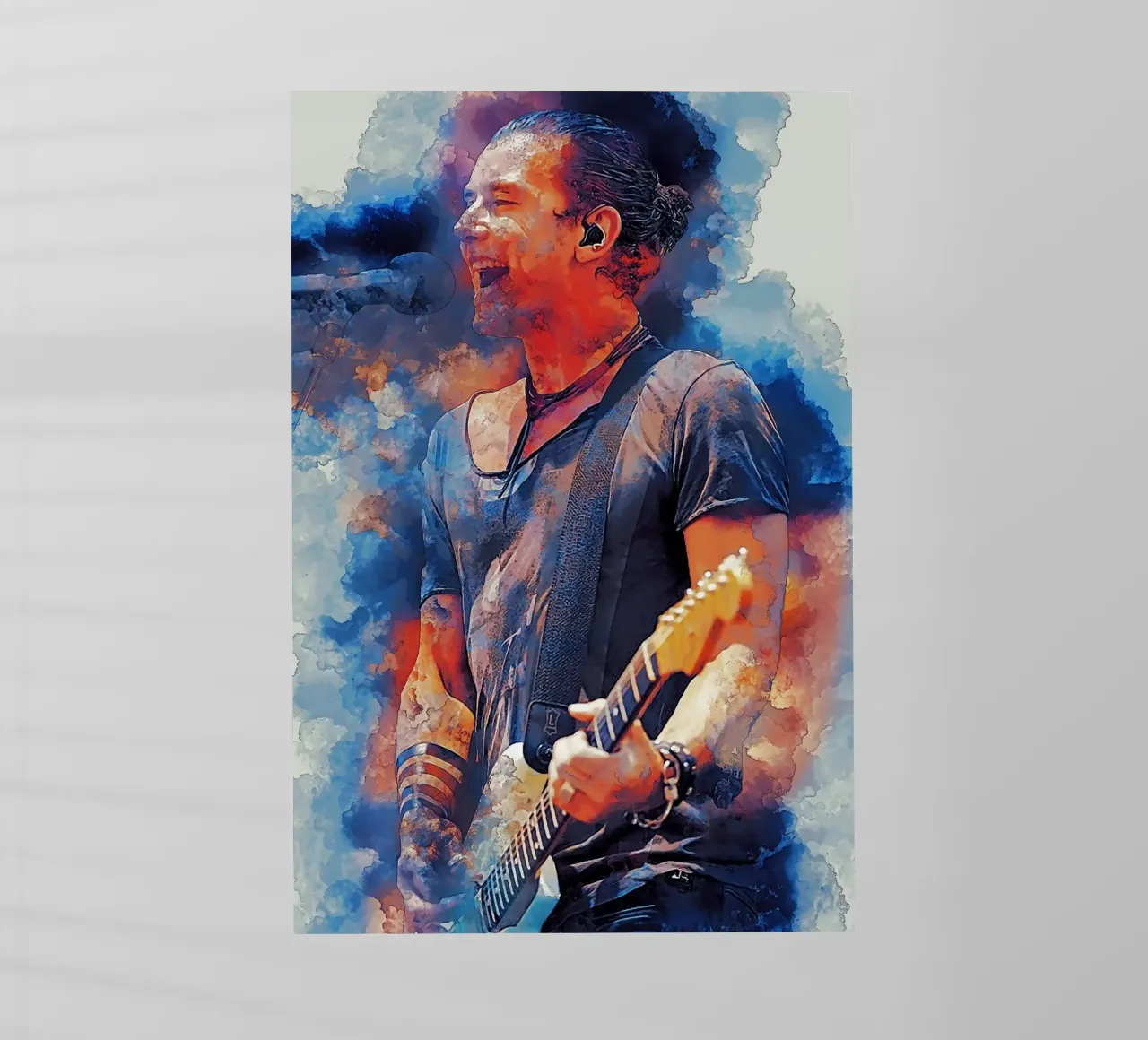 Colore di Gavin Rossdale pellicola backlit da neonartroom