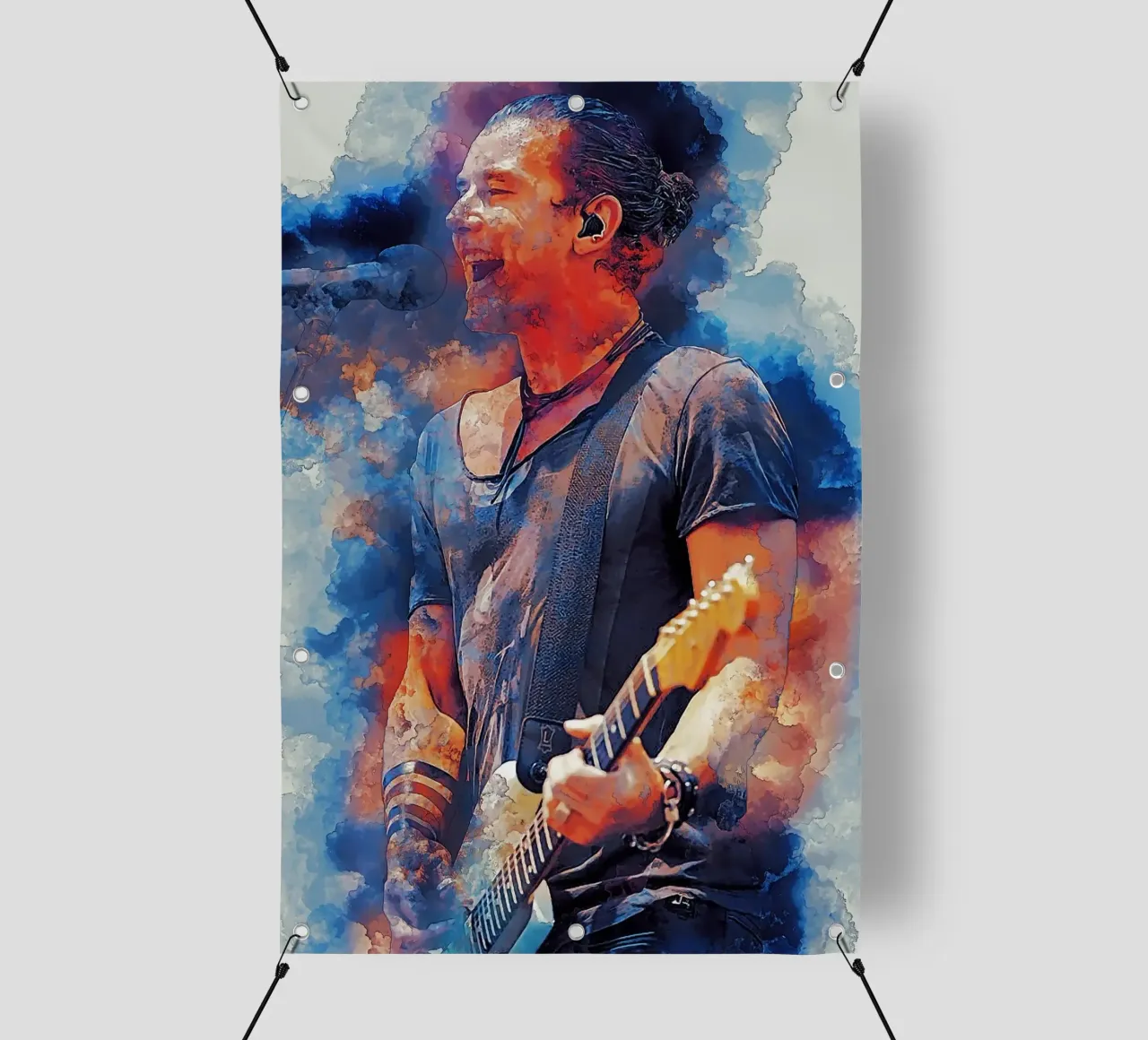 Colore di Gavin Rossdale telo in pvc da neonartroom