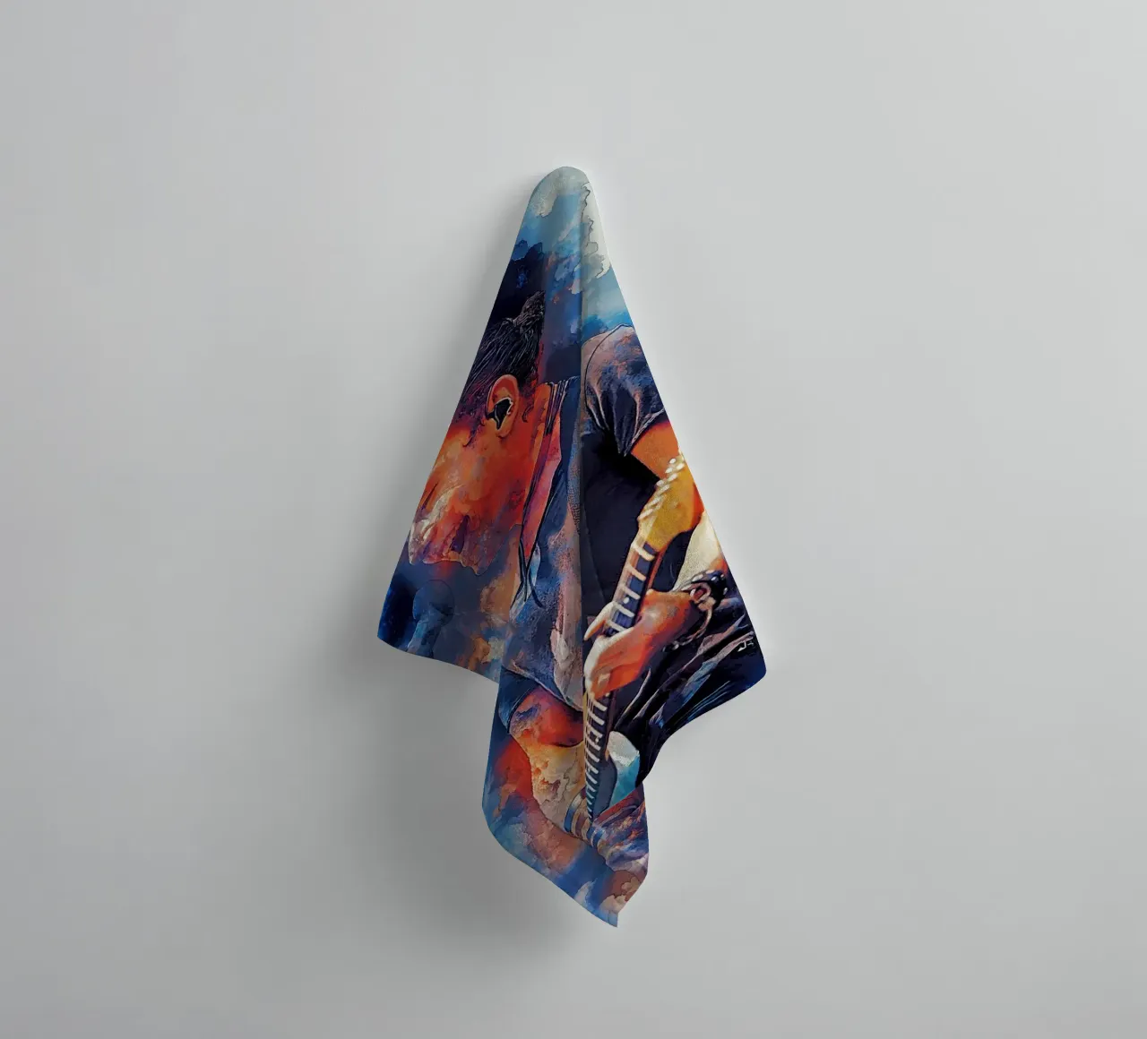 Color of Gavin Rossdale towel by neonartroom