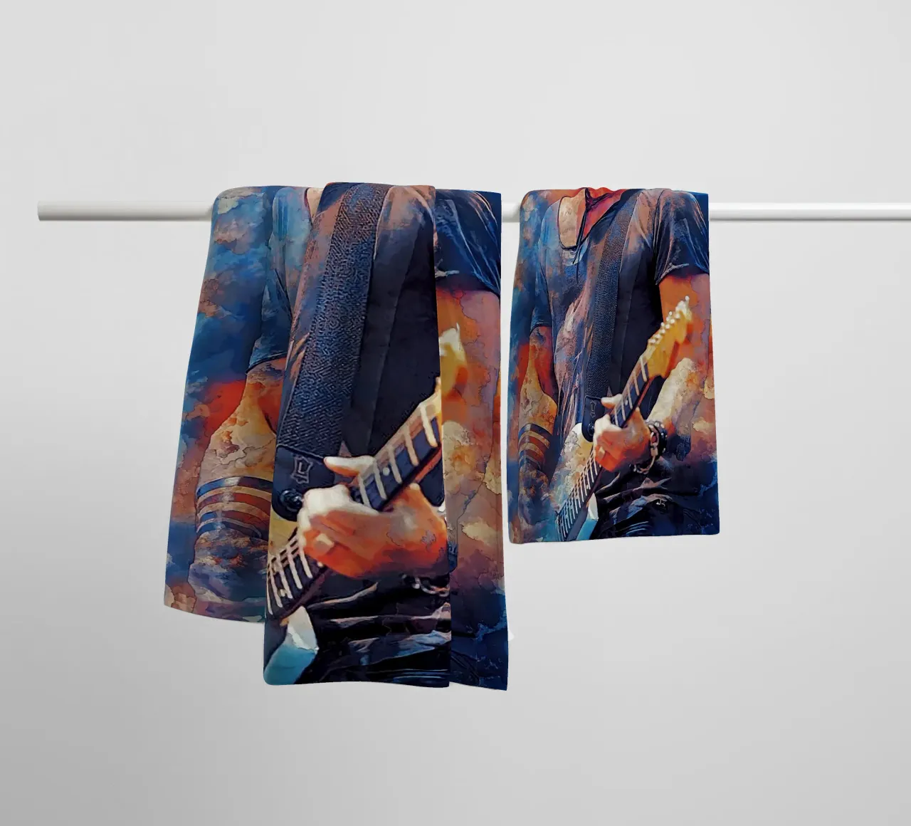 Color of Gavin Rossdale towel by neonartroom