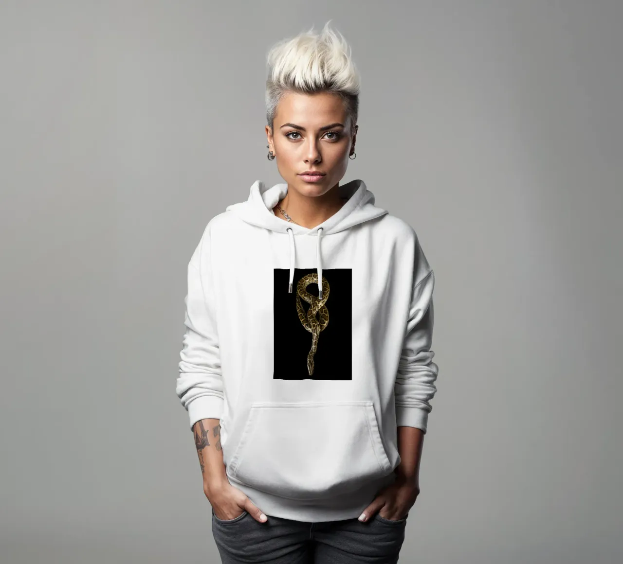 Python Hoodie von Curious Collections by Marielle Leenders