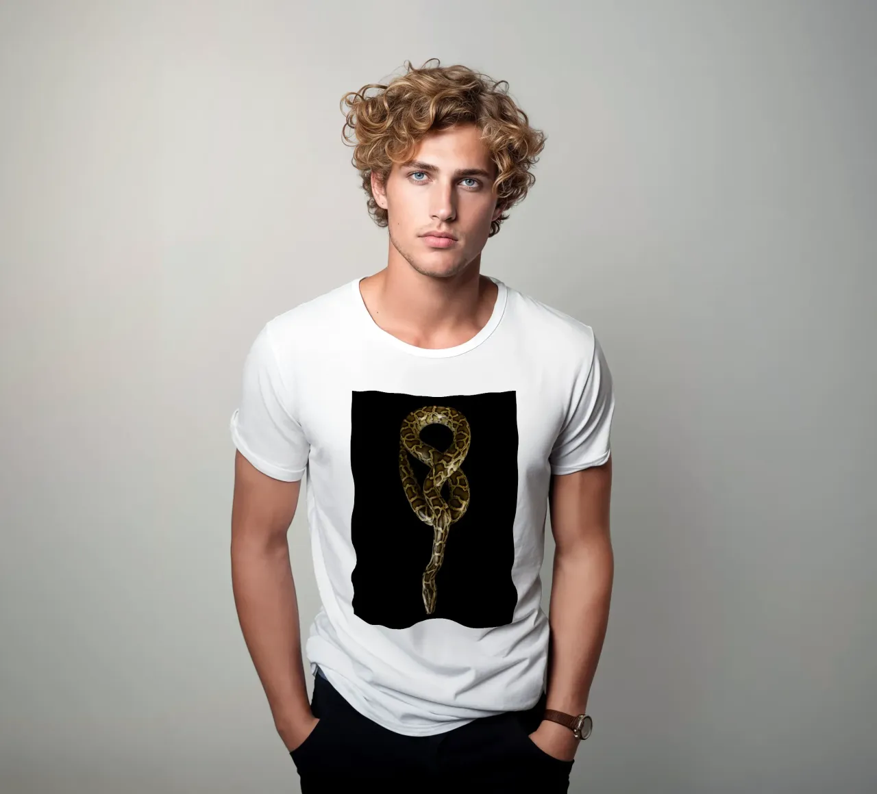 Python camiseta de Curious Collections by Marielle Leenders