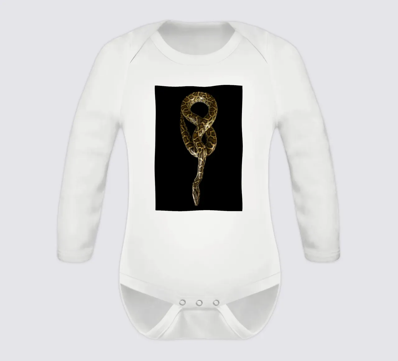 Pitone body neonato maniche lunghe da Curious Collections by Marielle Leenders