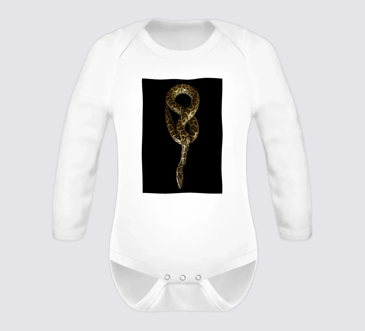 Pitone body neonato maniche lunghe da Curious Collections by Marielle Leenders