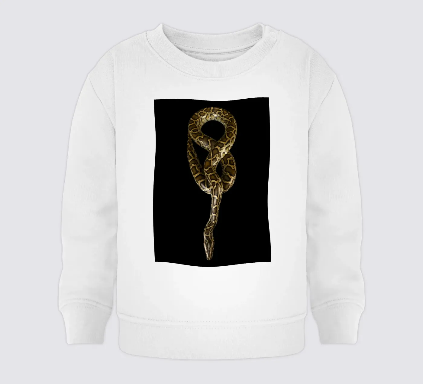 Python baby sweatshirt van Curious Collections by Marielle Leenders