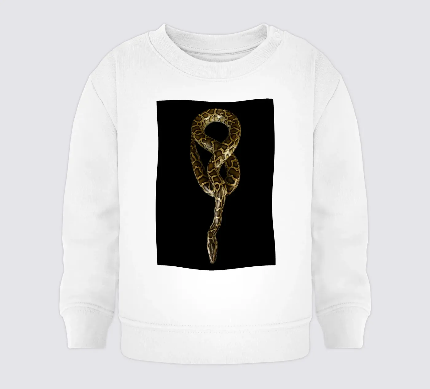 Python baby sweatshirt van Curious Collections by Marielle Leenders