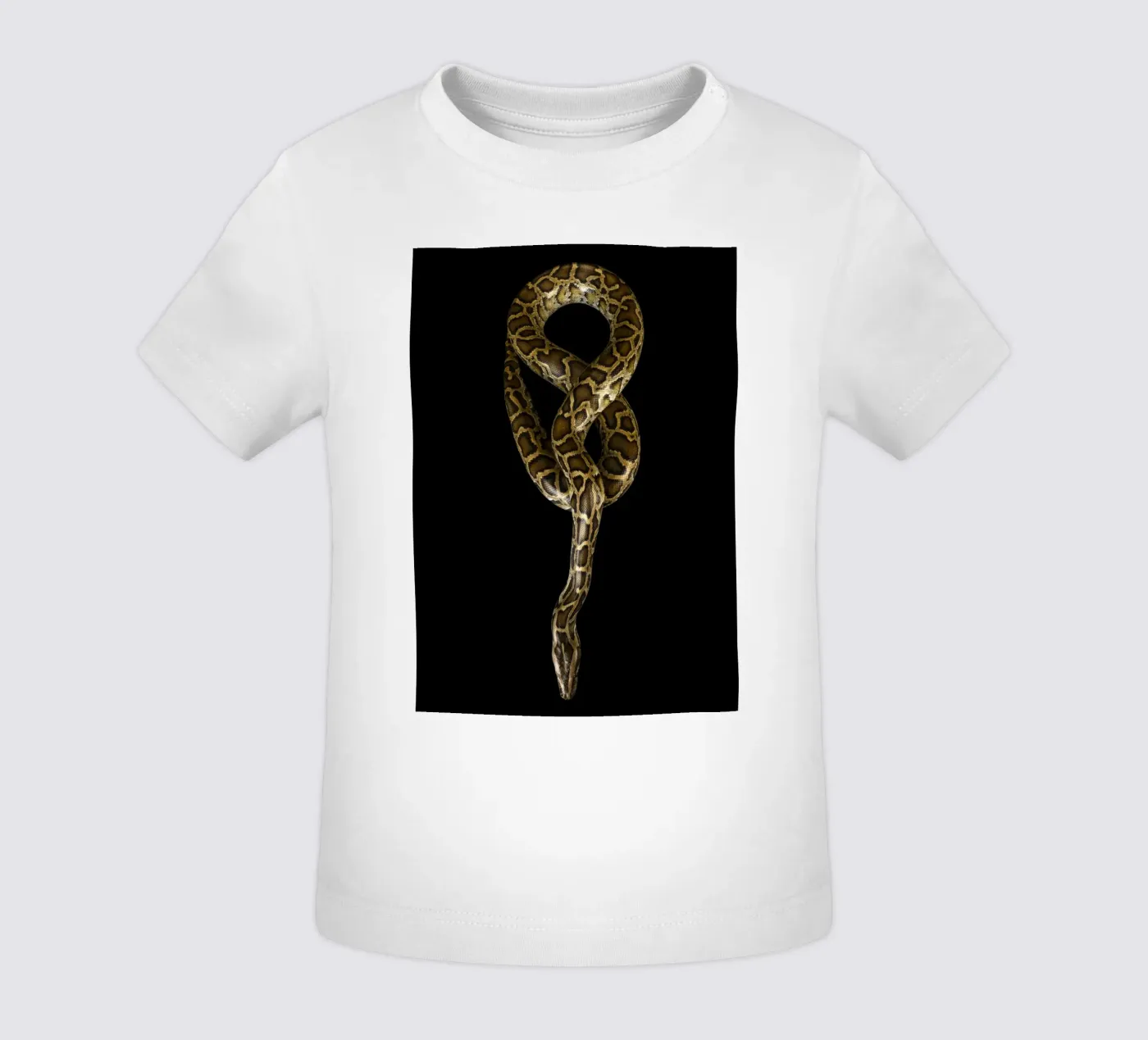 Python baby t-shirt van Curious Collections by Marielle Leenders