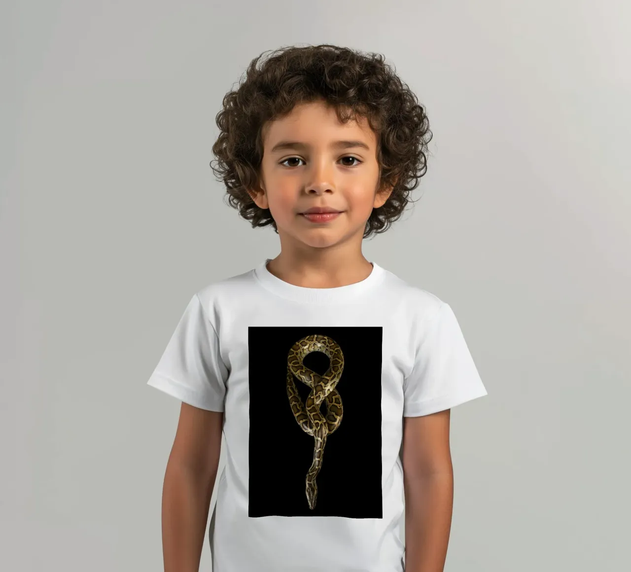 Pitone t-shirt bambini da Curious Collections by Marielle Leenders