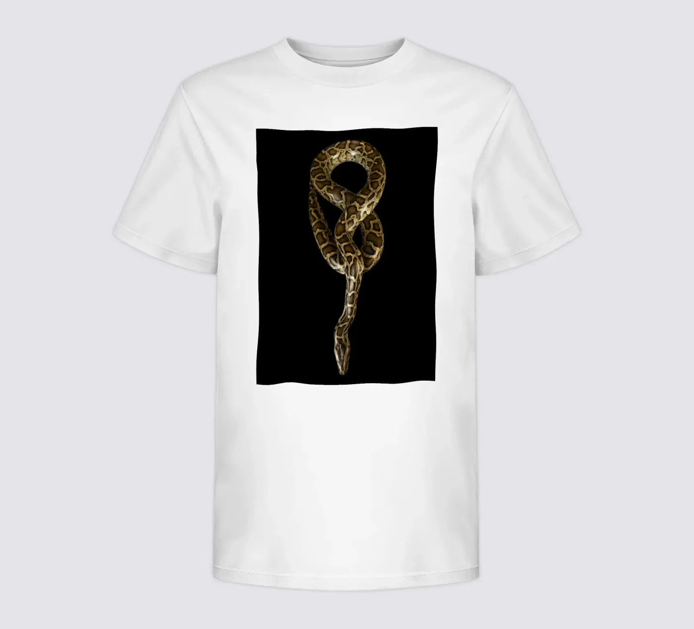 Python kinder t-shirt van Curious Collections by Marielle Leenders