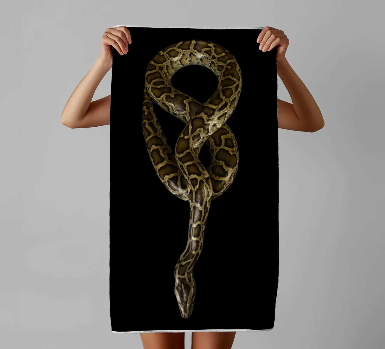 Python Handtuch von Curious Collections by Marielle Leenders