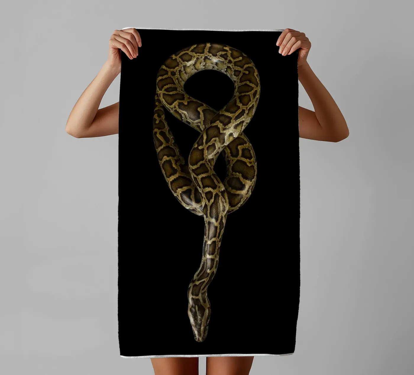 Python Handtuch von Curious Collections by Marielle Leenders
