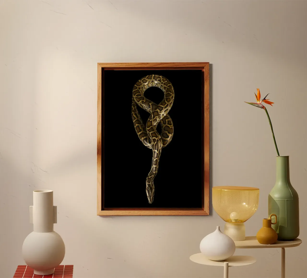 Python alu-dibond by Curious Collections by Marielle Leenders