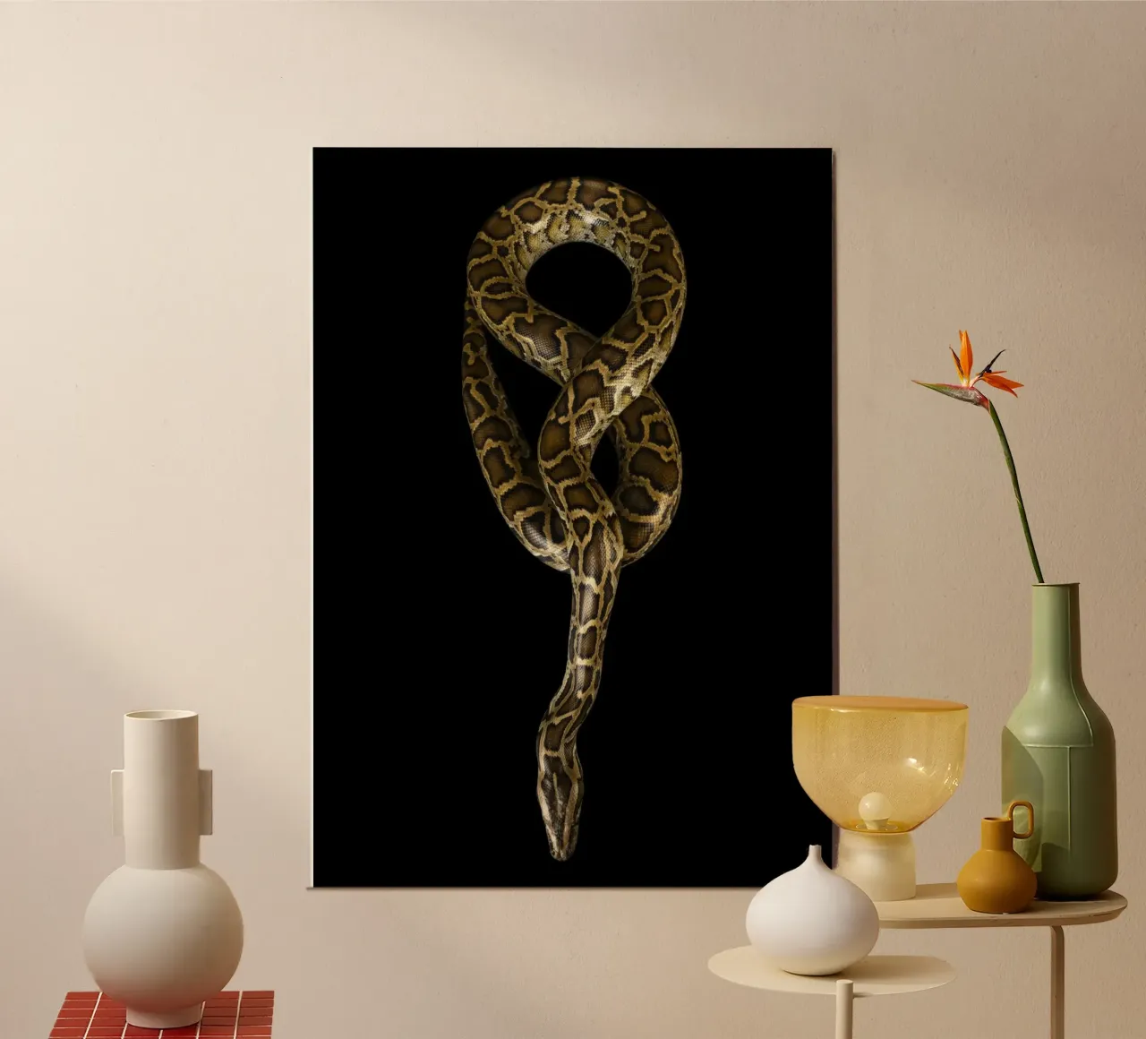 Python alu-dibond by Curious Collections by Marielle Leenders