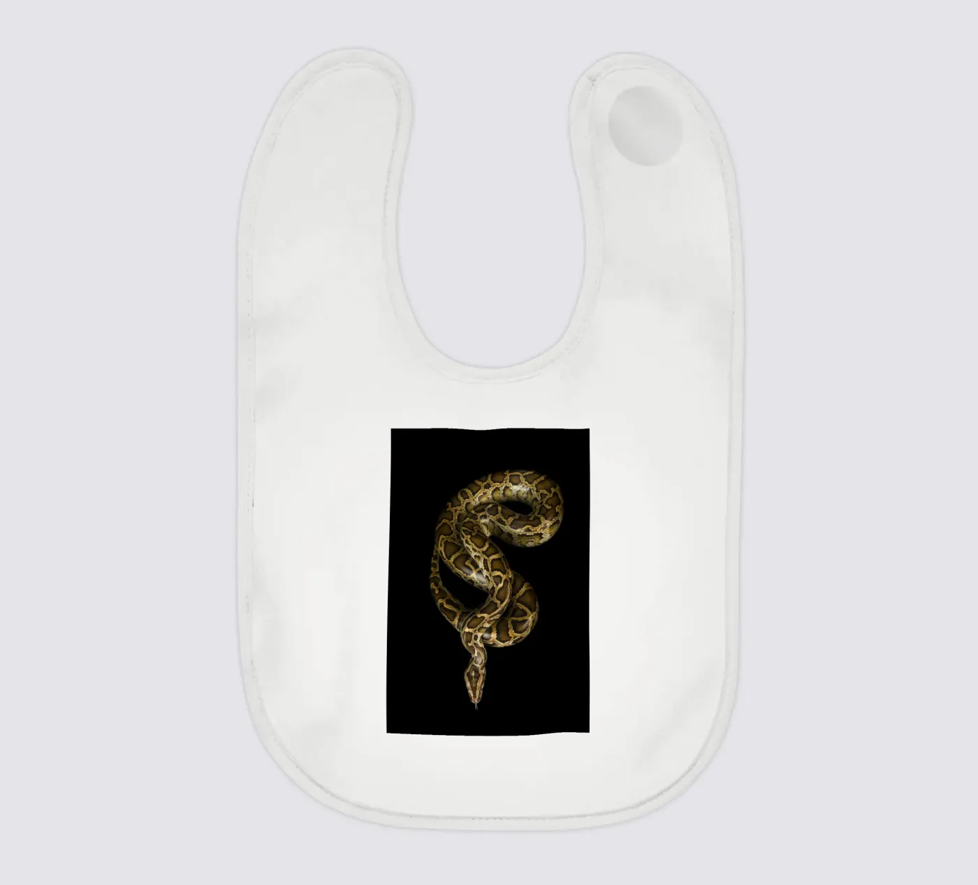 Python baby slabbetje van Curious Collections by Marielle Leenders