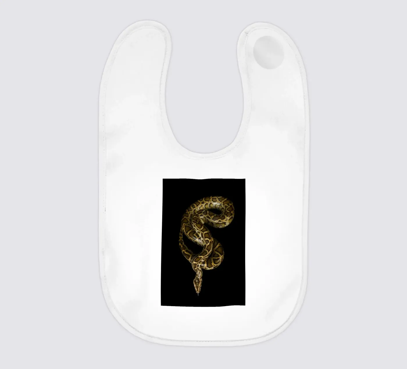 Python baby slabbetje van Curious Collections by Marielle Leenders