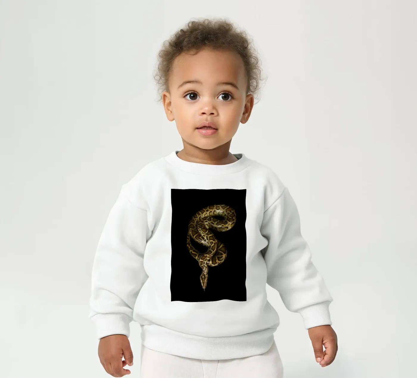 Python Baby Sweatshirt von Curious Collections by Marielle Leenders