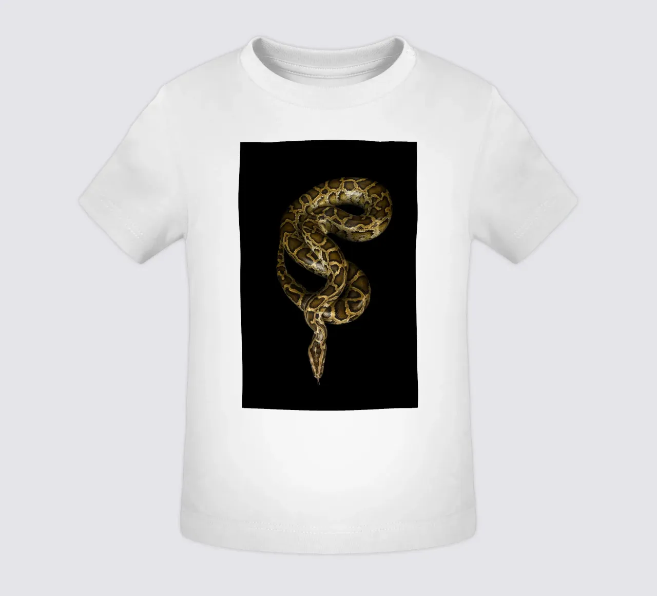 Python Baby T-Shirt von Curious Collections by Marielle Leenders