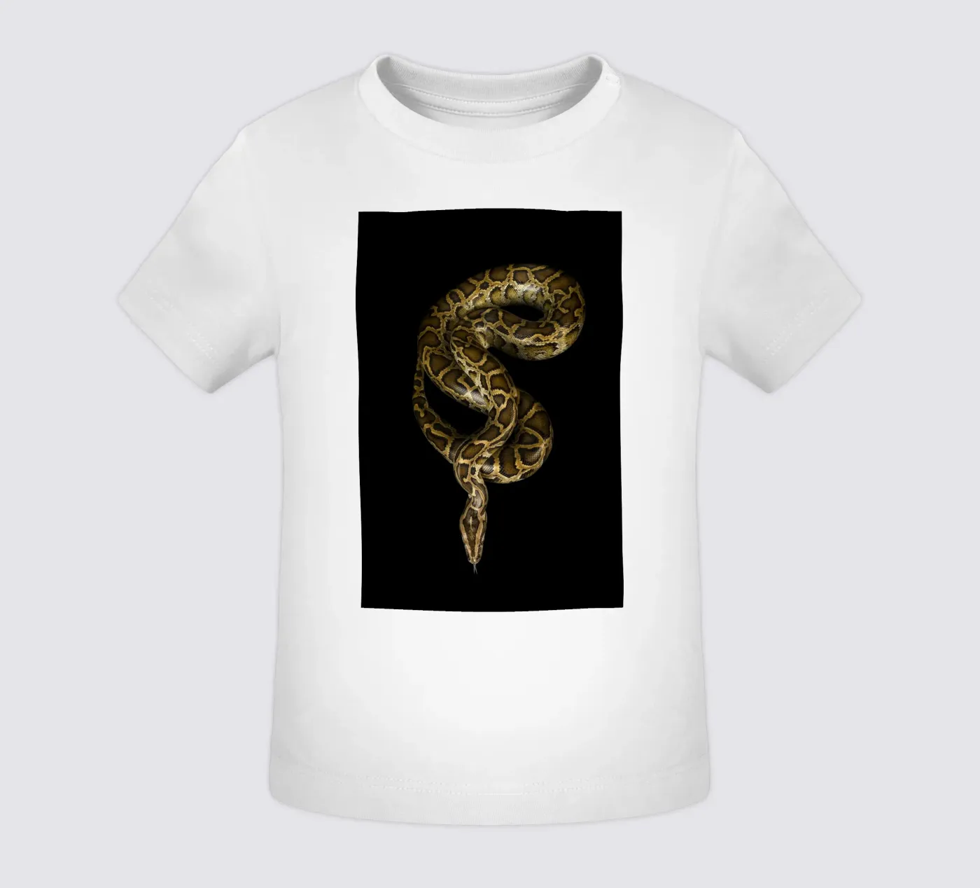 Python baby t-shirt van Curious Collections by Marielle Leenders