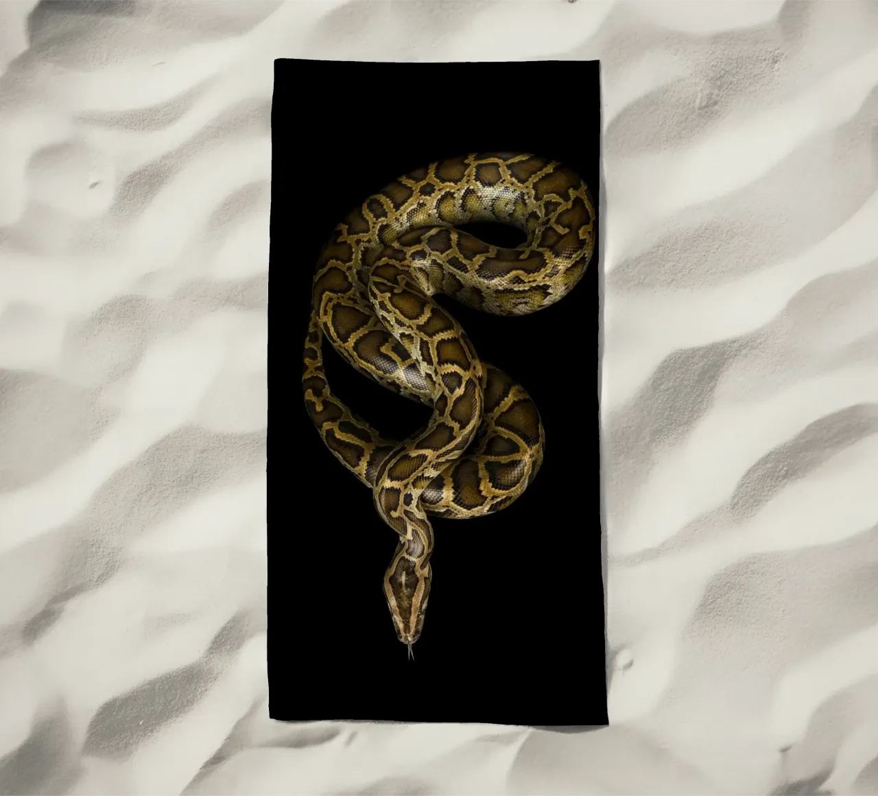 Python strandhanddoek van Curious Collections by Marielle Leenders