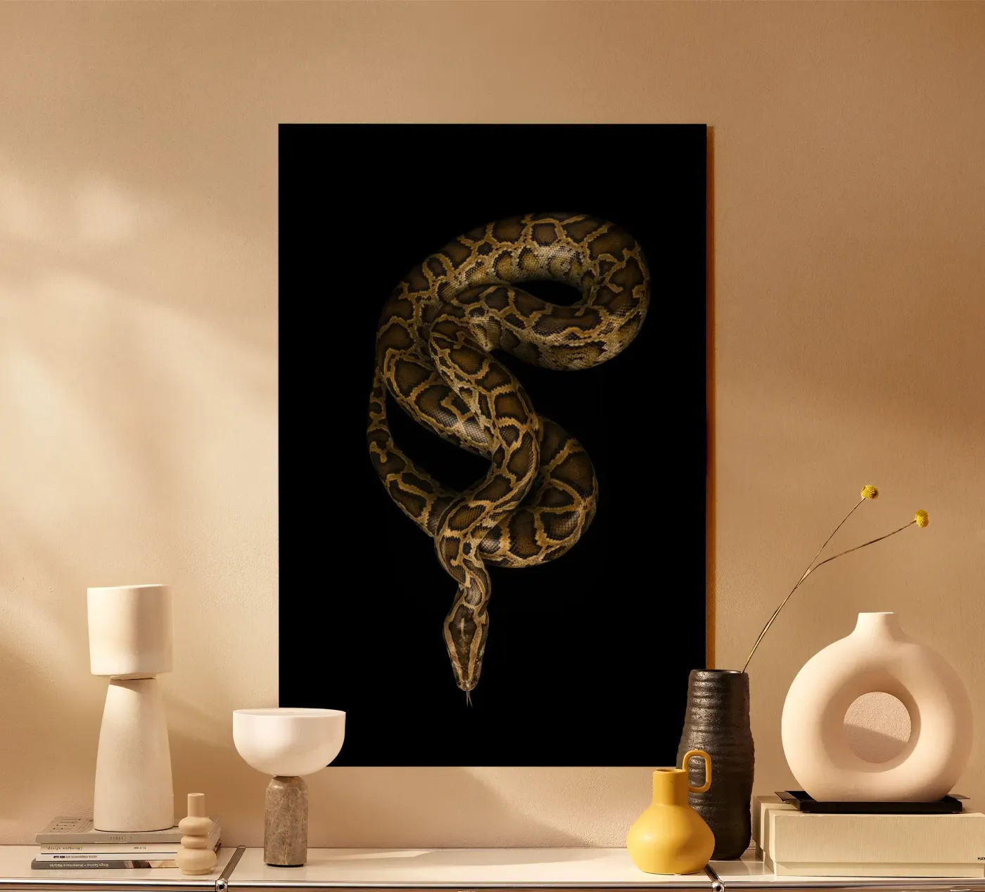 Python acryl van Curious Collections by Marielle Leenders