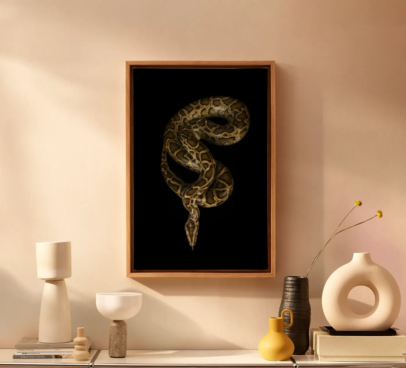 Python canvas by Curious Collections by Marielle Leenders