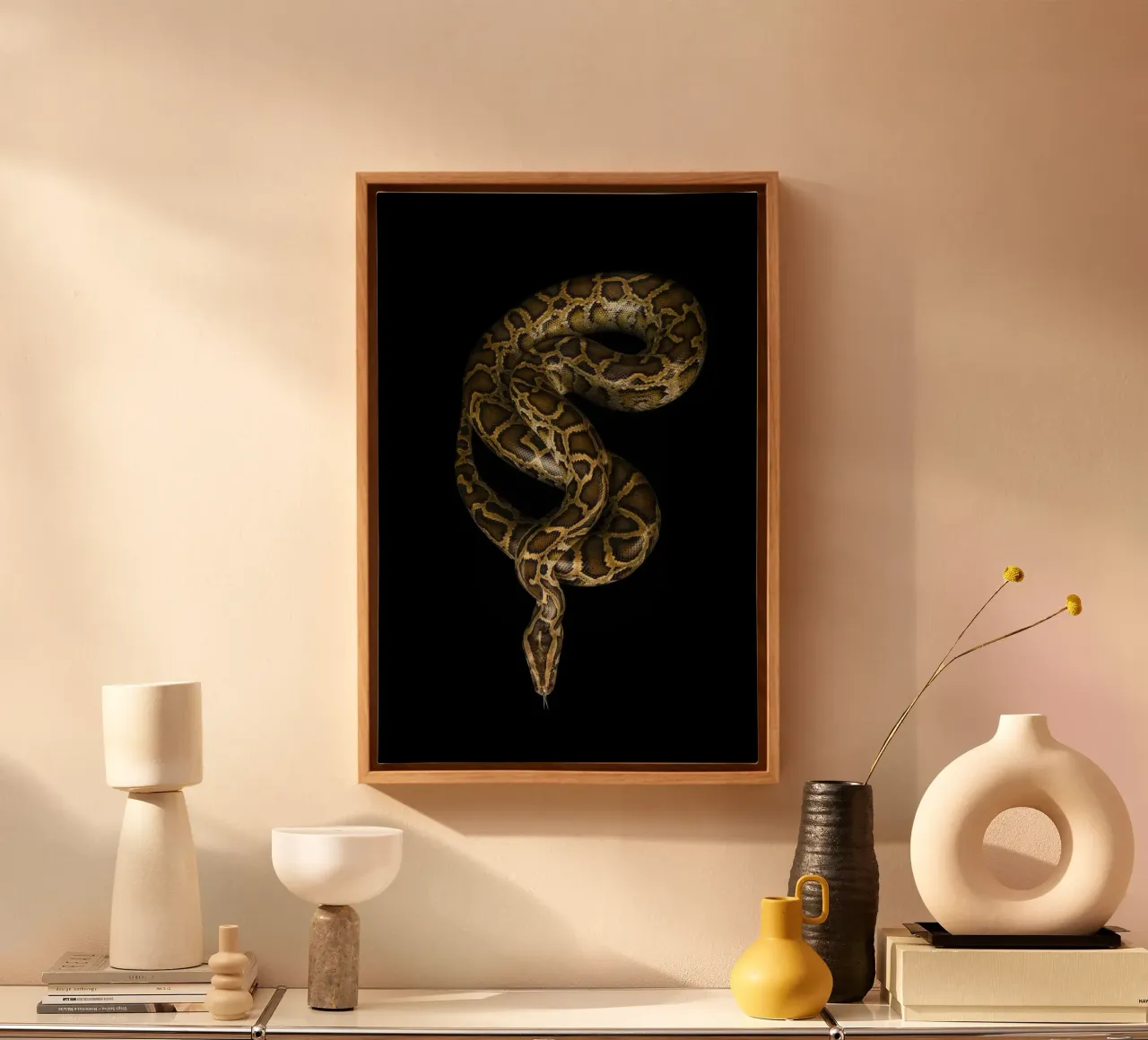 Python canvas by Curious Collections by Marielle Leenders