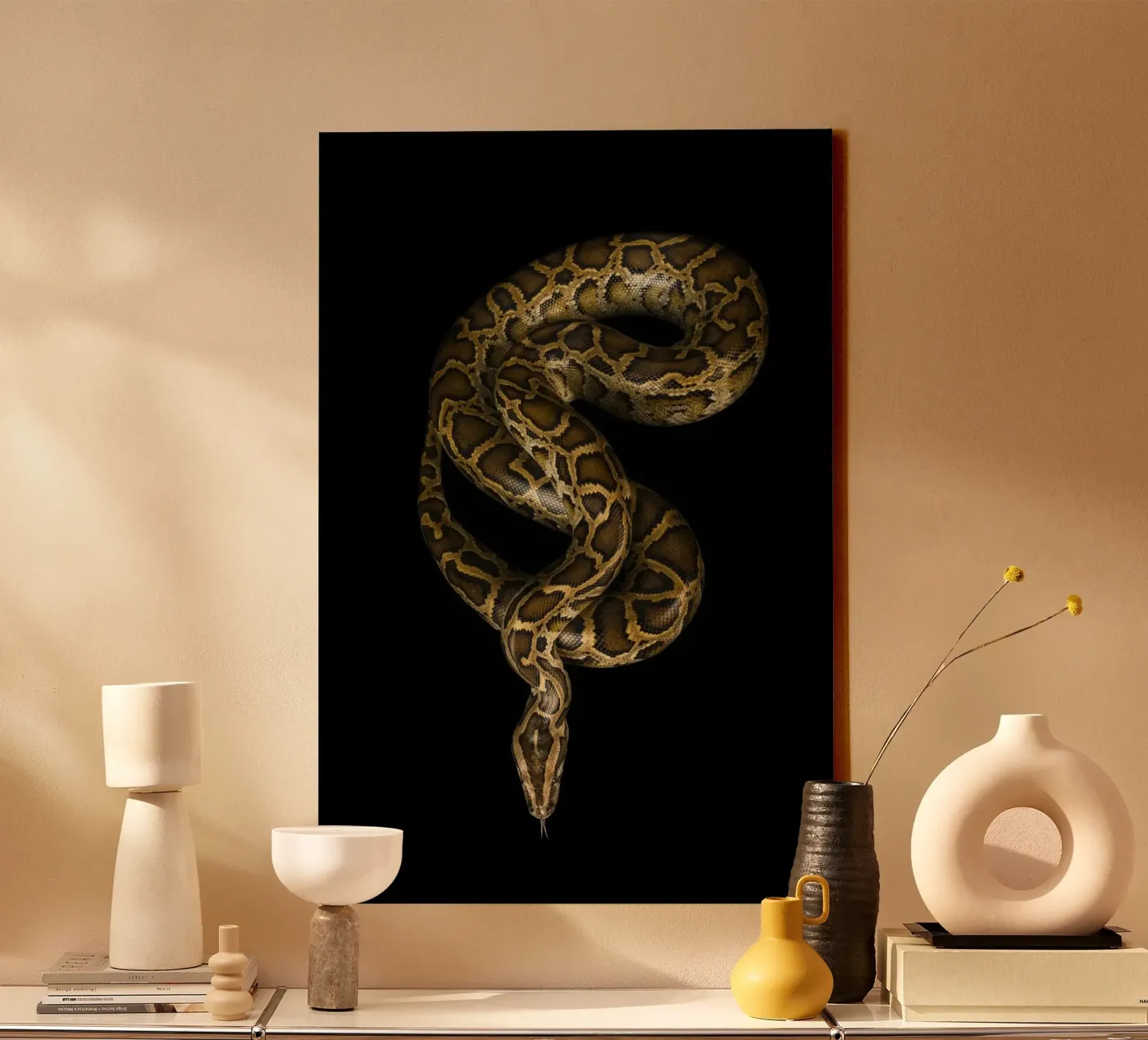 Python canvas by Curious Collections by Marielle Leenders